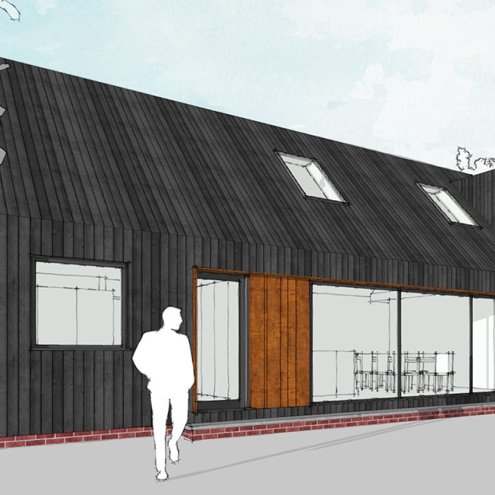 Contemporary Modular Extension To Bungalow